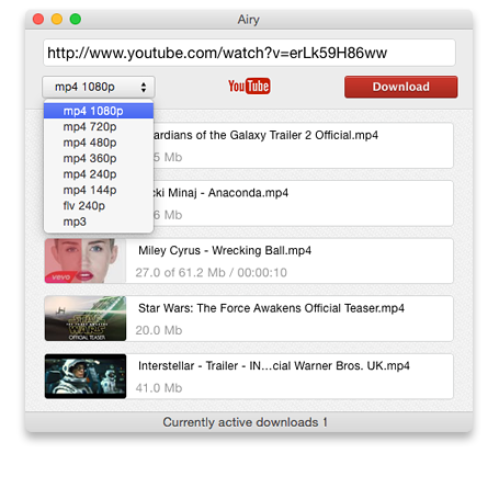 airy youtube downloader for mc
