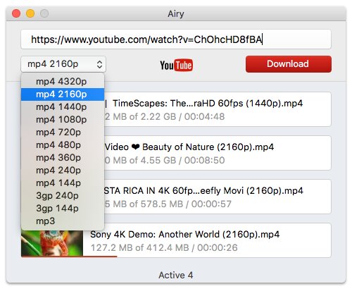 How to convert youtube into MP3 with Airy
