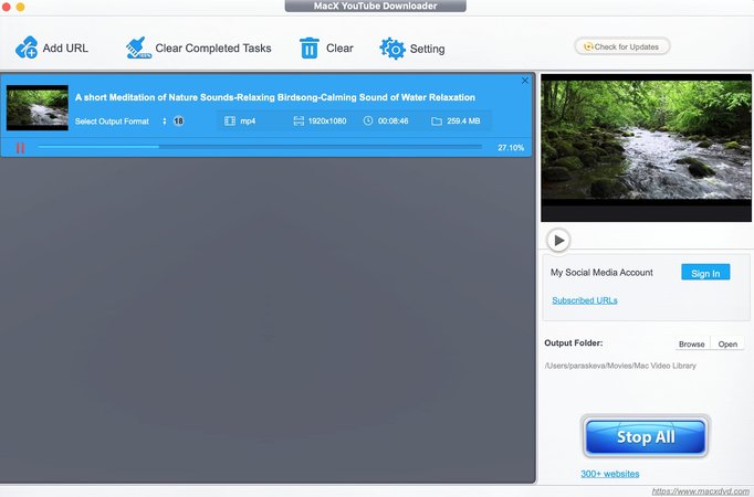 MacX Video Converter Pro - YouTube to MP4 converter for Mac