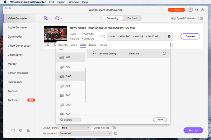 YouTube to FLAC converter