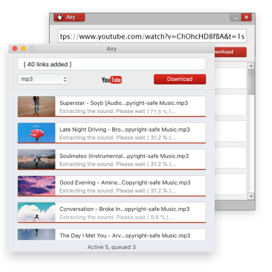 clear airy youtube downloader