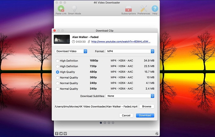 YouTube downloader macOS.