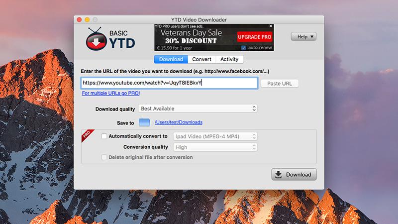 How to download videos from YouTube on Sierra Youtube downloader for sierra