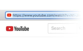 Copy the YouTube URL