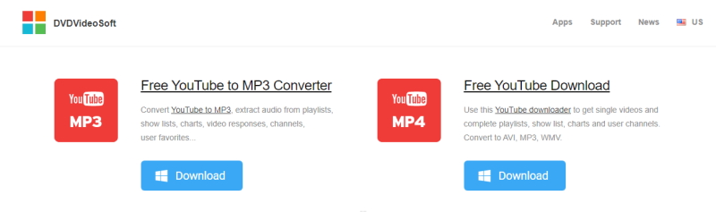 With DVDVideoSoft you can download your favorite videos from YouTube.