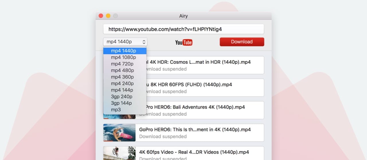 Airy Youtube Video Downloader