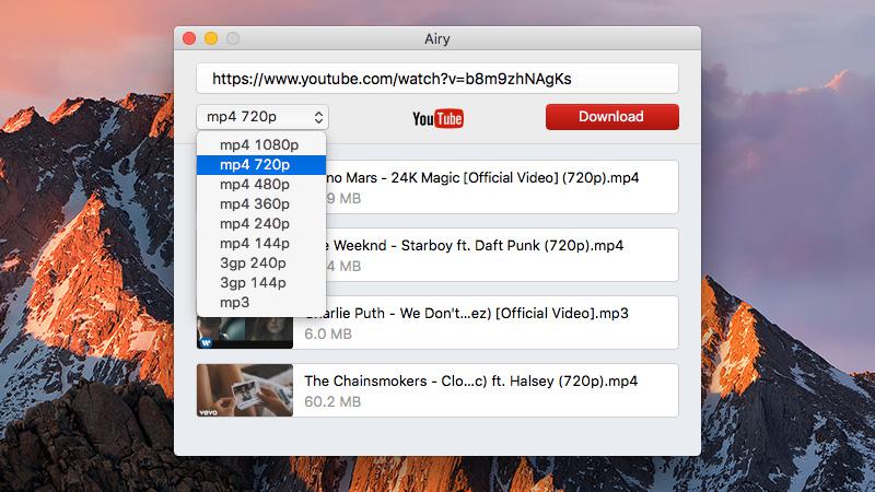 Watch YouTube Video Offline with Airy