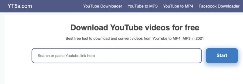 Youtube videos downloaden mac mit YT5s