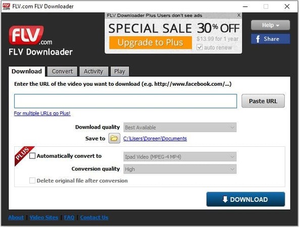 YouTube downloader & converter for Windows