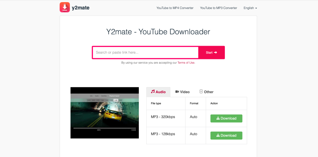 Y2Mate Scaricatore online Ottieni video con Y2Mate mentre altri downloader di YouTube non funzionano